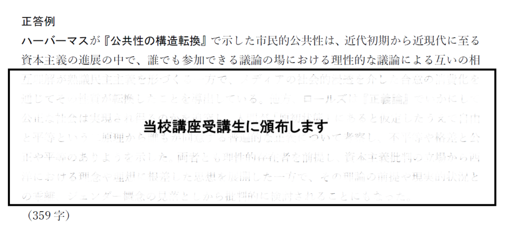 慶応大学_文学部_2022年度_小論文_詳細解説_正答例_問1_一般選抜_クベルナレッジアカデミー